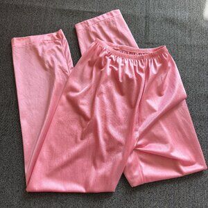 Satin Pink XS/S Pajama Bottoms Vintage